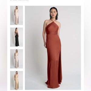 Jenny Yoo Bridesmaid Dress Summer in Rust